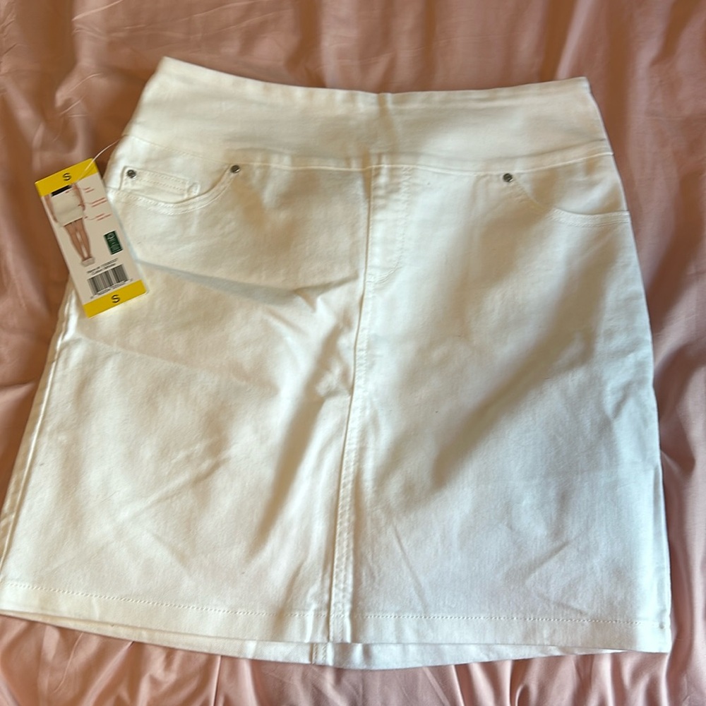 White skirt